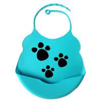 BPA Free Soft Waterproof Silicone Baby Bib